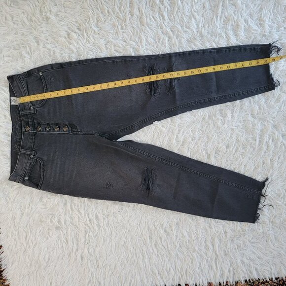 We The Free High Rise 100% Cotton Distressed Jeans - Size 29 - Picture 8 of 13